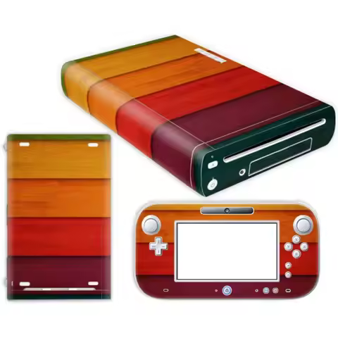 Full Set Protective Cover For Nintendo Wii U Skin Decal Game Console Decor Stickers For Nintendo|Wii