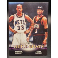 Topps Combos Little Giants Allen Iverson, Stephon Marbury nba card