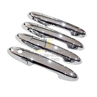 Bộ ốp tay nắm, hõm cửa xe Honda City 2021 mạ Crom