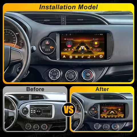 Android 16 For Toyota Yaris 2012-2017 Car Radio Stereo Head Unit Multimedia Video Player GPS Navigat
