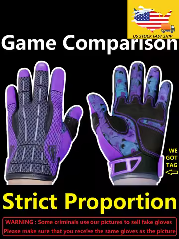 【US SHIP】CSGO Gloves Pandora's Box Vice Pink Hedge Maze One Pair CS GO Game Real Life Sport Gloves I