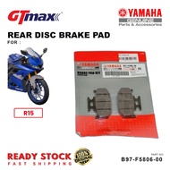 (BERANI JAMIN 100% HLY) R15 / LAGENDA 115 Fi FRONT DISC BRAKE PAD R15 REAR DISC BRAKE PAD - 3C1-F580