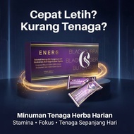 ENERG Minuman Tenaga Lelaki | Tambah Stamina & Fokus | Anti Letih | Herbal Energy Drink | 6g x Sache
