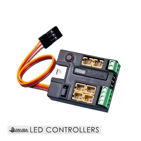 LED Model Light Group Strobe Module Light Control Host for 1/14 Tamiya RC Dump Truck SCANIA 770S R62