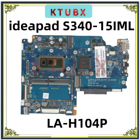 LA-H104P motherboard For Lenovo ideapad S340-15IML Laptop motherboard with CPU I5 10210U GPU N620 2G