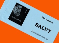 SALUT 相機中片幅 6x6 底片 Industar-29 英文手冊全新小冊子