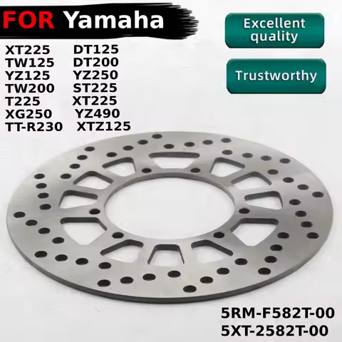 For Yamaha DT125 TW125 YZ125/250 S/T DT200 TW200 ST225 T225 XT225 YZ490 XTZ125 5RM-F582T-00 5XT-2582