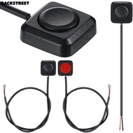 BACKSTREET Momentary Push Button, 12V Mini Mini Button Switch, Adhesive DIY Car Push Buttons