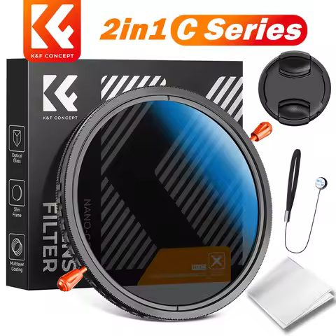 ND CPL 2in1 Filter 37-82mm CPL ND Filter Variable ND CPL Multifunction Filter ND2 ND32 67mm 82mm VND
