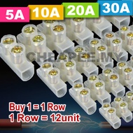 5A 10A 20A 30A PVC Connector / Wire Connector / PVC Terminal Block Barrier Wire Connector