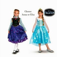 Frozen Costume Kids DRESS Choose ELSA Or ANNA