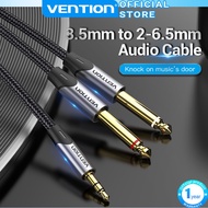 Vention Audio Cable TRS 3.5mm Male/TS 6.5mm Male Connect Phone PC