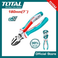 7" high diagonal leverage cutting pliers 180mm TOTAL THT230706S S S S