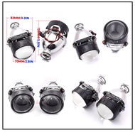 {GKYJK} Sinolyn 2.5" Blue/Clear H4 H7 Bi-xenon Projector Headlight Lens Mini 8.0 WST High Low Beam U