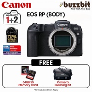 Canon Camera EOS RP Mirrorless (BODY ONLY) With 64GB SD Card &amp; Camera Bag | Canon Malaysia Warranty