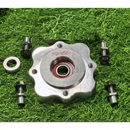 HUB SPROCKET RXZ CNC SIAP GANTANG DEPAN SS ORIGINAL