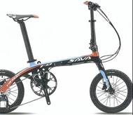 SAVA16”碳纖維摺疊單車