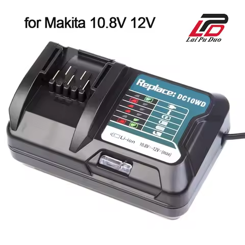 Fast Lithium Battery Charger for Makita 10.8V 12V DC10WD / DC10SB / DC10WC / BL1015 / BL1016 / BL102