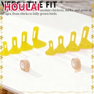 HOULAI 4pcs Chicken Leg Splint, Adjustable Ightweight Duck Leg Splint, Professional Reusable Durable
