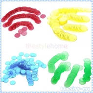 [BaosityMY] 100Pcs Kids Educational Counting Math Science Bingo Chips for Learning Card Games