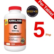 Kirkland Vitamin C with Rosehips •sold per tablet•
