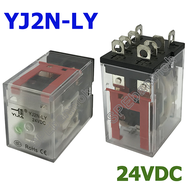 LY2N YJ2N-LY-24DC รีเล์ย์ JY2N-LY (≈LY2 Relay) 24VDC 10A 25VAC/28VDC