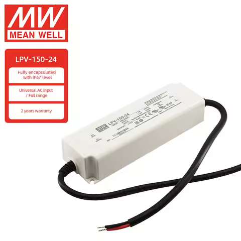 MEAN WELL LPV60W 100W 150W LED Driver Power Supply 5V 12V 15V 24V 36V 48V Single Output Power Supply