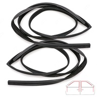 ยางสักหลาดร่องกระจก สีดำด้าน สำหรับ Mitsubishi Cyclone L250 L200 Mighty Max K14 ปี 1986-1996