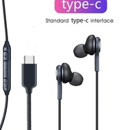 MERAH Earphone Headset AKG Samsung Note 10type-c/Handsfree Samsung AKG USB - Red