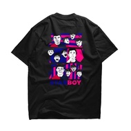 Starting Eleven Football Shirt Combed 24s Black Star Boy S-XXL