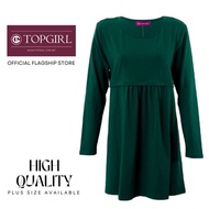 TOPGIRL Nursing & Maternity Blouse / Stretchable Nursing Blouse  / Plus Size Maternity Blouse / Baju