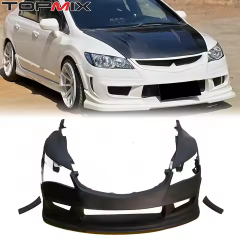 For Honda 2007-2011 Civic Type-R FD2 Full Carbon Fiber Front Bumper & Side Skirts