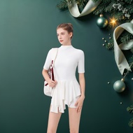 Dahye Skirt - Sports Skirt - Tennis, Golf, Pickleball - High Quality Workout Clothes - White