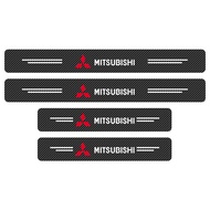 Mitsubishi Carbon Sill Protectors-4PCS Set For Mitsubishi ASX Lancer Pajero Outlander L200 EVO Car A