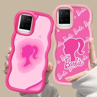 MERAH D-13 Barbie Girl Pink red Casing for VIVO V30 Y02a Y21a Y02t Y02 Y21s Y21 Y21t Pro 5G black