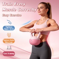4kg–10kg kettlebell lembut, latihan kecergasan, angkat berat, peralatan gim rumah, latihan kekuatan