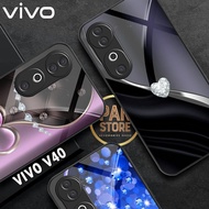 Softcase Glass Case Vivo V40 2024 Latest Vivo V40 Mobile Phone Case - Mobile Phone Protector - Mobil