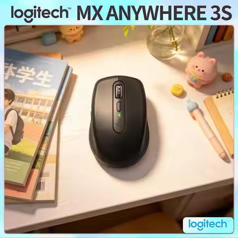 Premium MX Anywhere 3S Mouse - 8000 DPI, MagSpeed Scroll, Anti-Slip Surface, Ideal for Electronics S