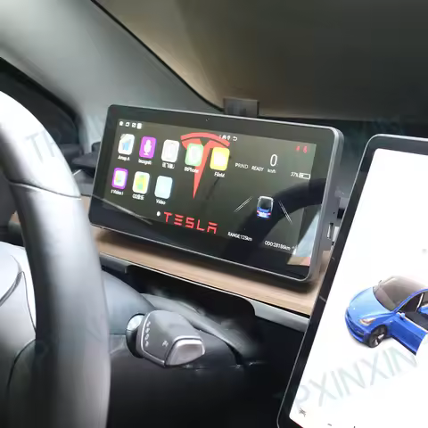 For Tesla Model 3 Model Y Android Car Ditigal Cluster LCD Dashboard Instrument Panel Multifunctional