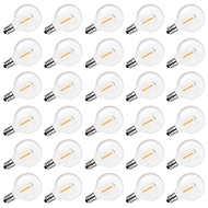 G40 Led Replacement Light Bulbs E12 Screw Base Shatterproof Globe Bulbs for Outdoor String Lights Wa