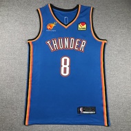 Men's 2023-24 Oklahoma City Thunder #8 Jalen Williams Swingman Jersey - Blue