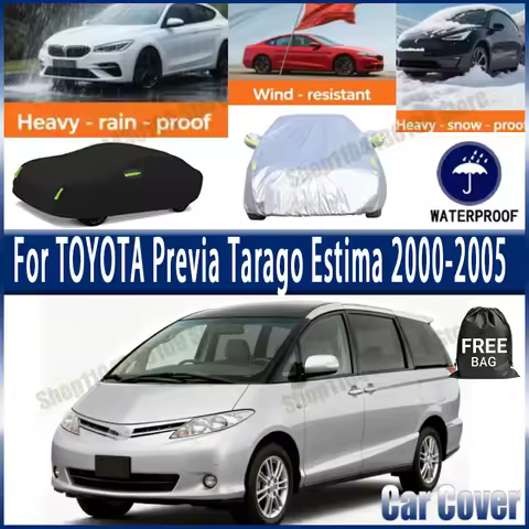 For TOYOTA Previa Tarago Estima 2000-2005 Car Covers with Reflective Strip Anti Corrosion Sun Rain S