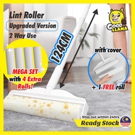 GOOD LLAMA Lint Roller Long Adjustable Sticky Paper for Dust Hair Pet Fur Remover Curtain Cleaner