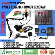 (=) Paket Mic Kondenser BM 800 BM 8000 Lengkap Full Set Original