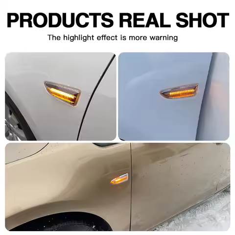 2PCS LED Side Marker Light Turn Signal Lamp Canbus ​For Opel Astra J 09-15 Astra K 15-29 Crossland G