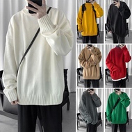 Turtleneck Sweater Men's In Modern Style Colorful Loose To Wear. The Fabric Is Not Thick Comfortable