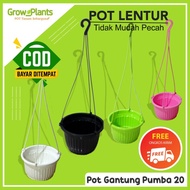 Pot Gantung Pumba 20 Pot Bunga Murah Pot Bunga Plastik Pot Bunga
