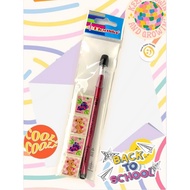 COMBO 2B BENSIA Pencil + 4 Cartoon Erasers 2b Pencil