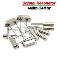 20PCS HC49S Quartz Crystal Resonator Passive Oscillator 8.000MHZ 4Mhz 6Mhz 8Mhz 12Mhz 16Mhz 20Mhz 24