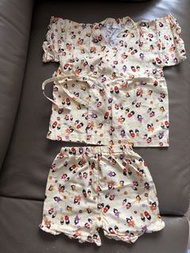 兒童女童和服睡衣套裝 浴衣